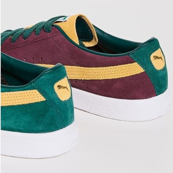 PUMA – Green VGT Team suede sneakers | Retro sport style * - Picture 4 of 11